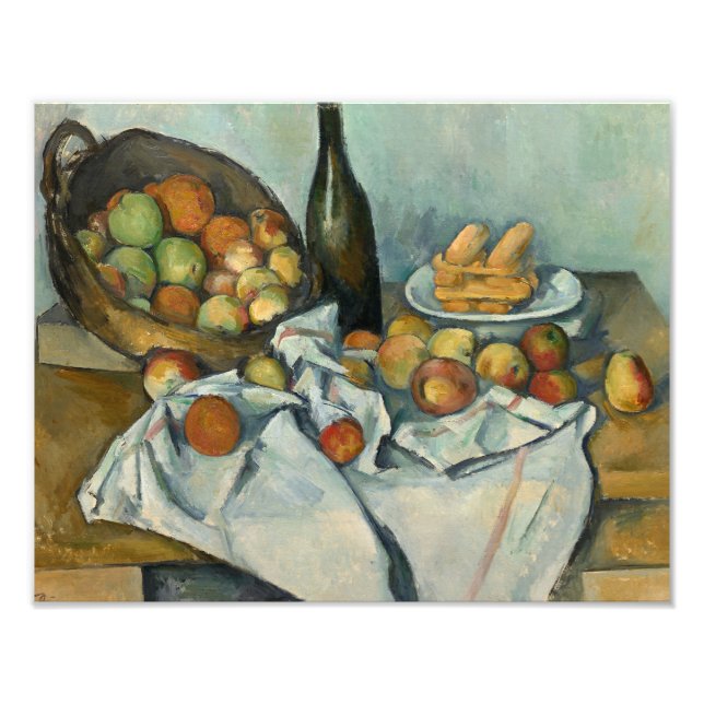 Paul Cezanne - Der Korb der Äpfel Fotodruck (Vorne)