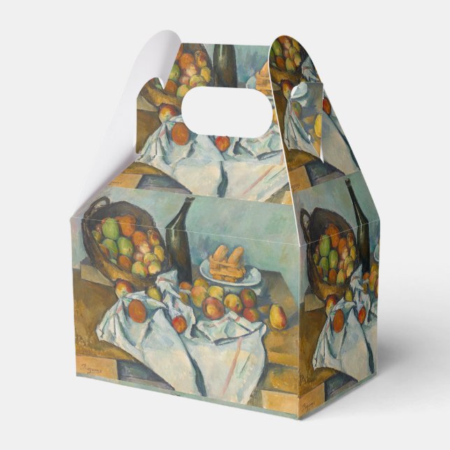Paul Cezanne - Der Korb der Äpfel Geschenkschachtel (Rückseite)
