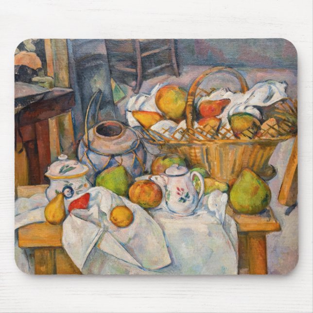 Paul Cezanne - Der Küchentisch Mousepad (Vorne)