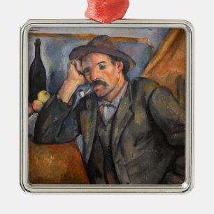 Paul Cezanne - Der Raucher Ornament Aus Metall