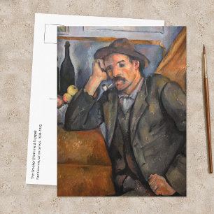 Paul Cezanne - Der Raucher Postkarte