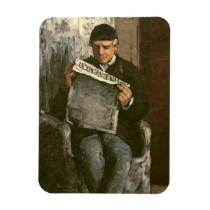 Paul Cezanne der Vater des Künstlers, "L'� v Magnet