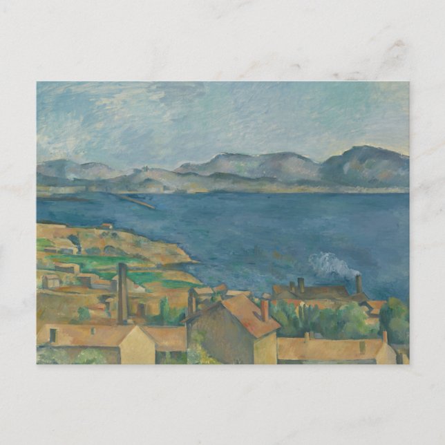 Paul Cezanne - Die Bucht von Marseille Postkarte (Vorderseite)