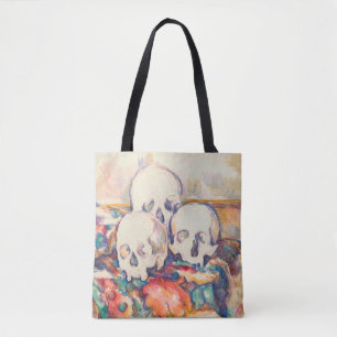 Paul Cezanne - Die drei Schädel Aquarell Tasche