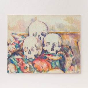 Paul Cezanne - Die drei Totenkopf-Aquarell