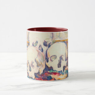 Paul Cezanne - Die drei Totenkopf-Aquarell Tasse