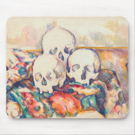 Paul Cezanne - Die drei Wasserfarben des Schädels Mousepad