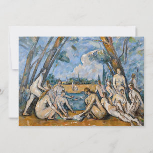 Paul Cezanne - Die großen Badenden Dankeskarte