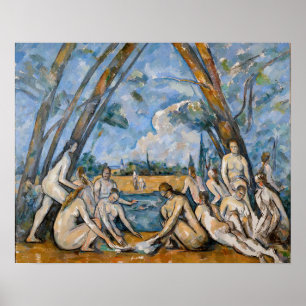 Paul Cezanne - Die großen Badenden Poster