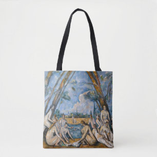 Paul Cezanne - Die großen Badenden Tasche