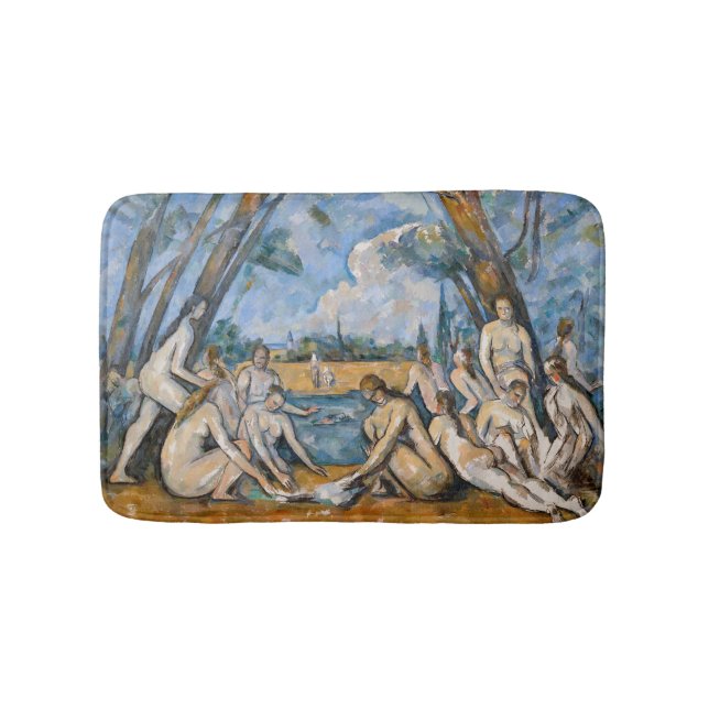 Paul Cezanne - Die großen Bathers Badematte (Vorderseite)