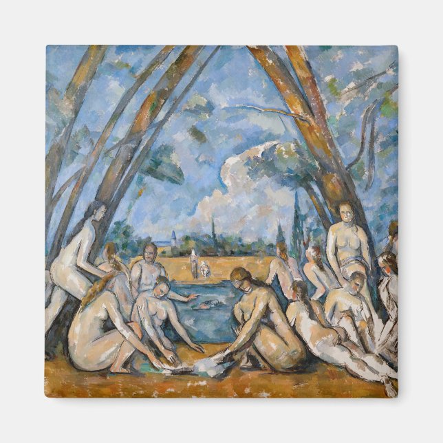 Paul Cezanne - Die großen Bathers Magnet (Vorne)