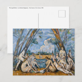 Paul Cezanne - Die großen Bathers Postkarte