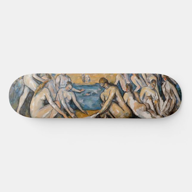 Paul Cezanne - Die großen Bathers Skateboard (Horizontal)