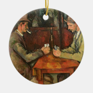 Paul Cezanne Die Kartenspieler, 1893-1996 Keramikornament