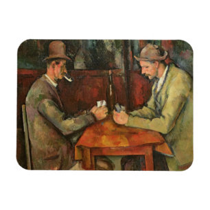 Paul Cezanne Die Kartenspieler, 1893-1996 Magnet