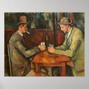 Paul Cezanne   Die Kartenspieler, 1893-1996 Poster