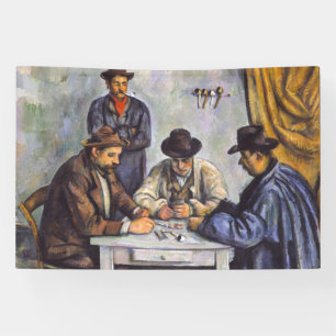 Paul Cezanne - Die Kartenspieler Banner