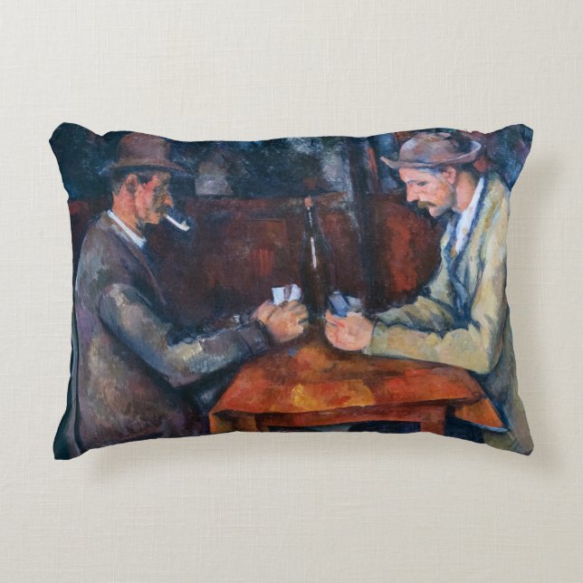 Paul Cezanne - Die Kartenspieler Dekokissen (Vorderseite)