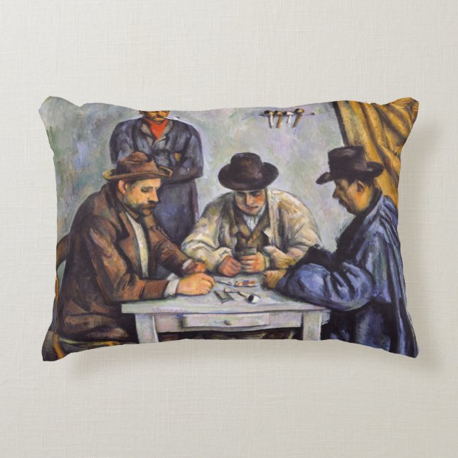 Paul Cezanne - Die Kartenspieler Dekokissen (Vorderseite)