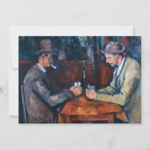 Paul Cezanne - Die Kartenspieler Einladung
