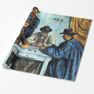 Paul Cezanne die Kartenspieler Geschenkpapier