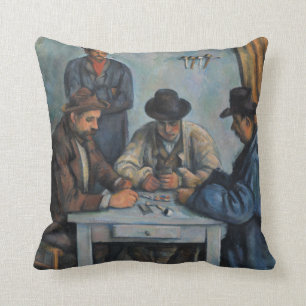 Paul Cezanne die Kartenspieler Kissen