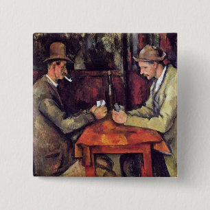 Paul Cezanne - Die Kartenspieler Kunstgemälde Button