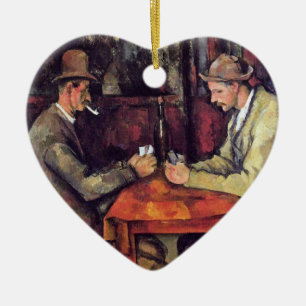 Paul Cezanne - Die Kartenspieler Kunstgemälde Keramikornament