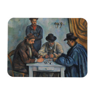 Paul Cezanne   die Kartenspieler Magnet
