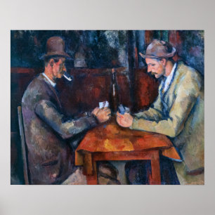 Paul Cezanne - Die Kartenspieler Poster