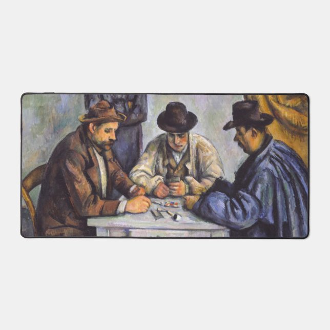 Paul Cezanne - Die Kartenspieler Schreibtischunterlage (Vorderseite)