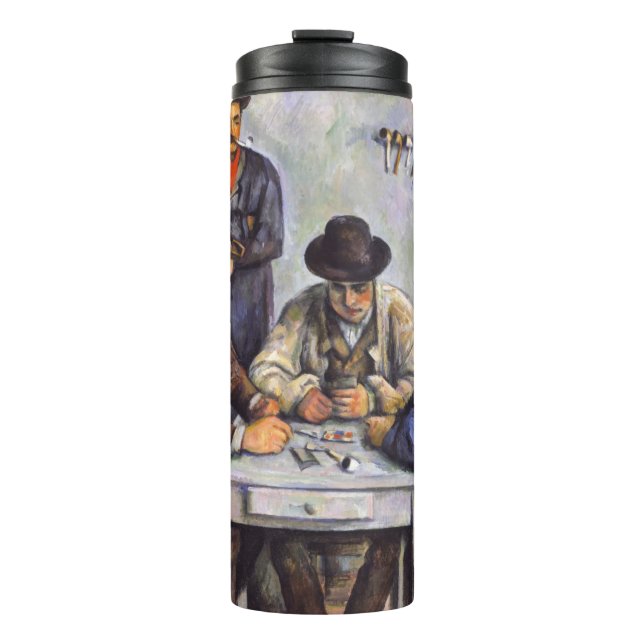 Paul Cezanne - Die Kartenspieler Thermosbecher (Vorderseite)