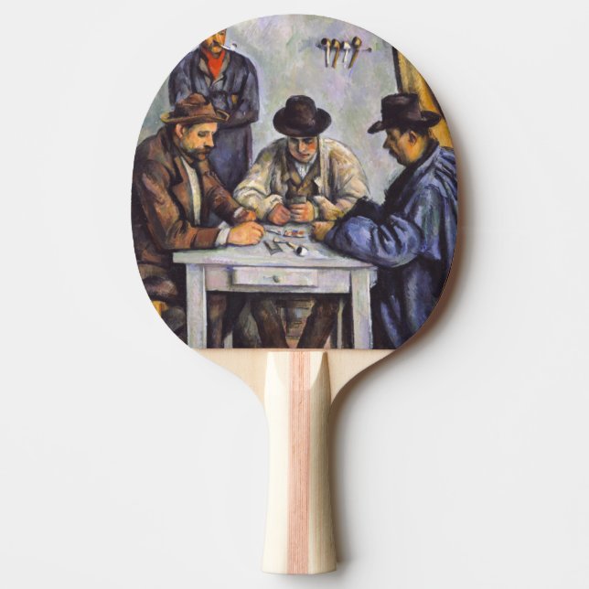 Paul Cezanne - Die Kartenspieler Tischtennis Schläger (Vorderseite)