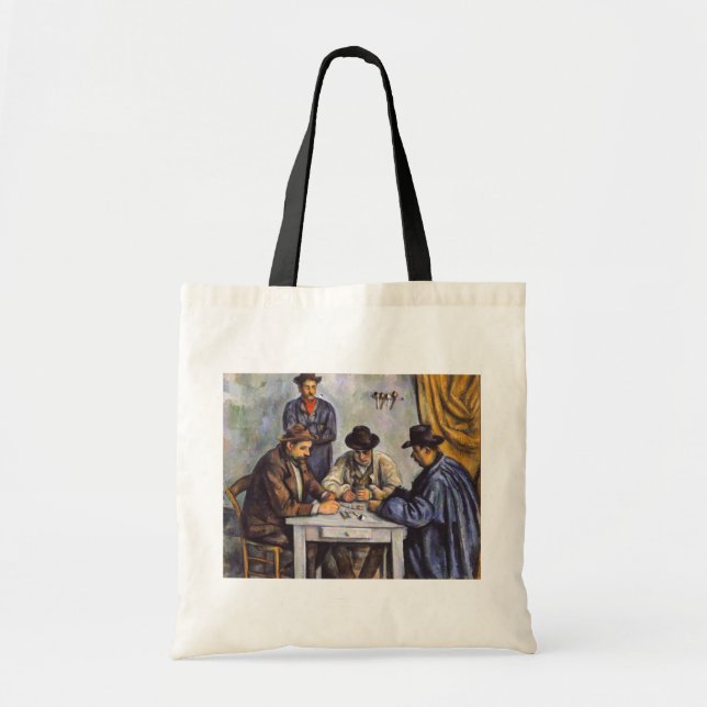 Paul Cezanne - Die Kartenspieler Tragetasche (Vorne)
