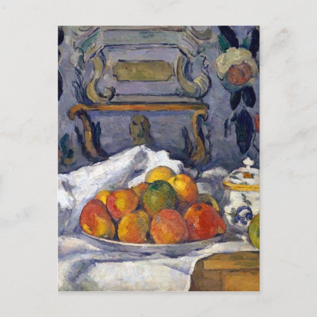 Paul Cezanne Dish of Apples Postkarte (Vorderseite)