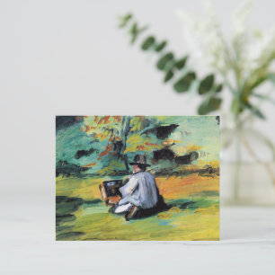 Paul Cezanne - Ein Maler bei der Arbeit, Postkarte