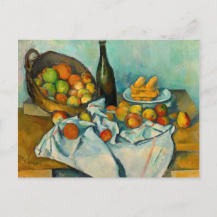 Paul Cezanne, französischer Korb der Malerei mit Ä Postkarte