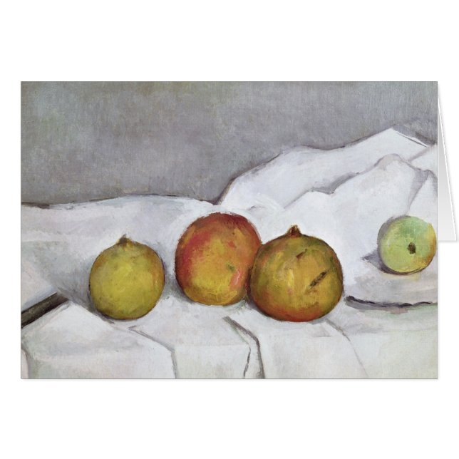 Paul Cezanne | Fruit on a Cloth, c.1890 (Vorderseite (Horizontal))