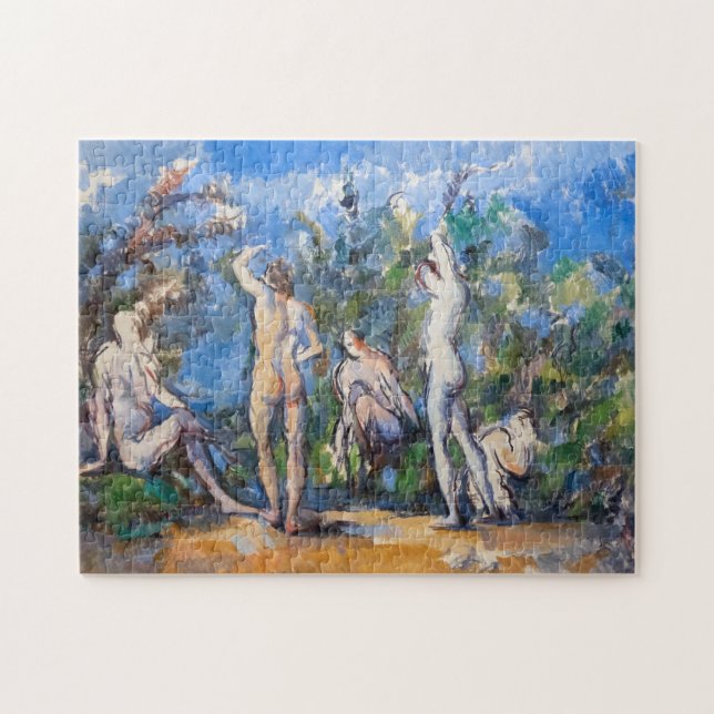 Paul Cezanne - Fünf Badende (Horizontal)