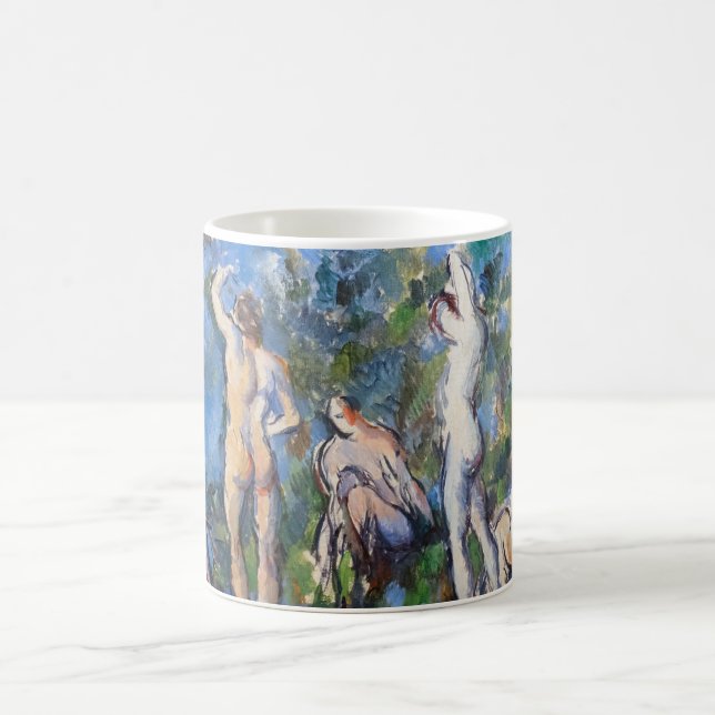 Paul Cezanne - Fünf Badende Kaffeetasse (Mittel)