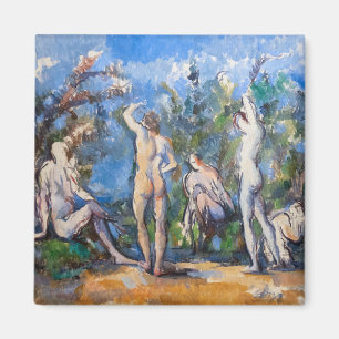 Paul Cezanne - Fünf Badende Magnet