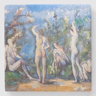 Paul Cezanne - Fünf Badende Steinuntersetzer