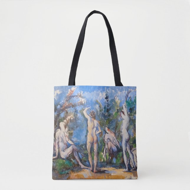 Paul Cezanne - Fünf Badende Tasche (Vorderseite)