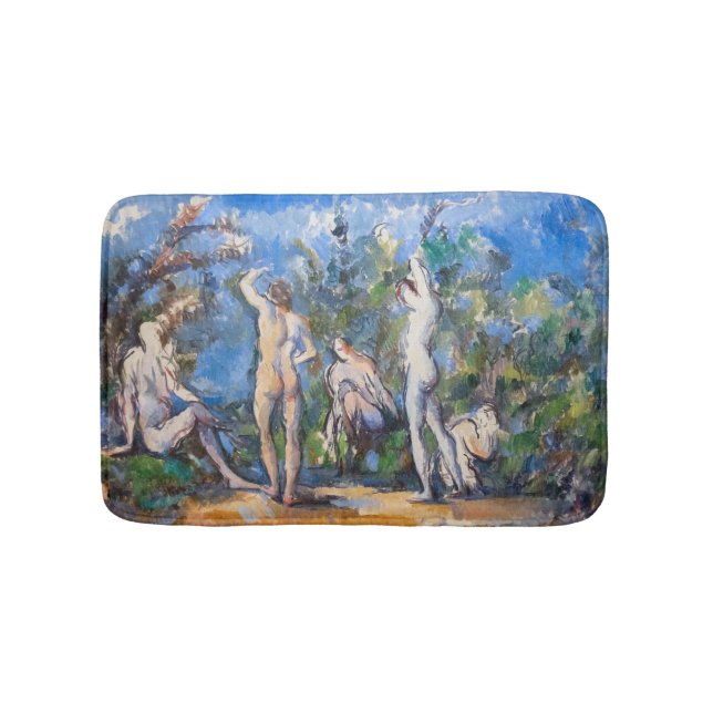Paul Cezanne - Fünf Bathers Badematte (Vorderseite)
