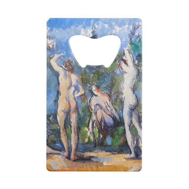 Paul Cezanne - Fünf Bathers Geldbeutel Flaschenöffner (Vorderseite)