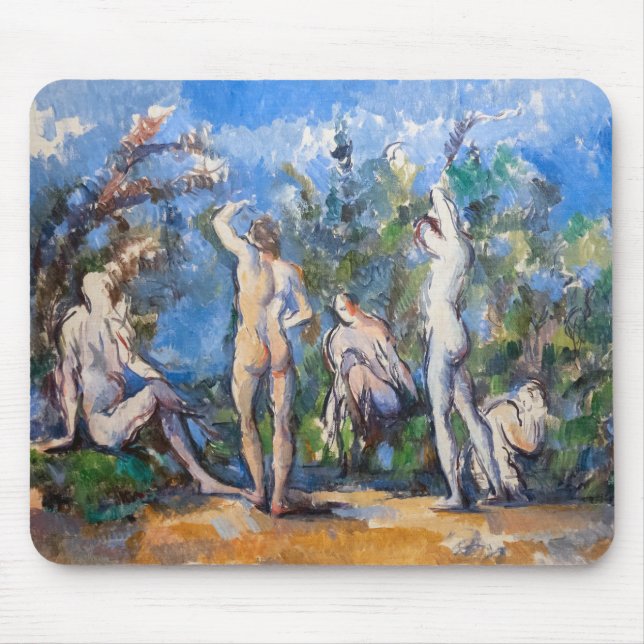 Paul Cezanne - Fünf Bathers Mousepad (Vorne)