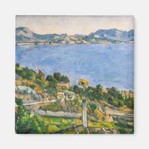 Paul Cezanne - Golf von Marseille vom Estaque aus  Magnet
