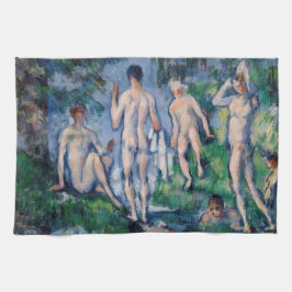 Paul Cezanne - Gruppe der Bathers Geschirrtuch
