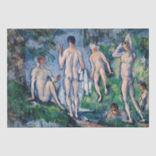 Paul Cezanne - Gruppe von Badenden Seidenpapier